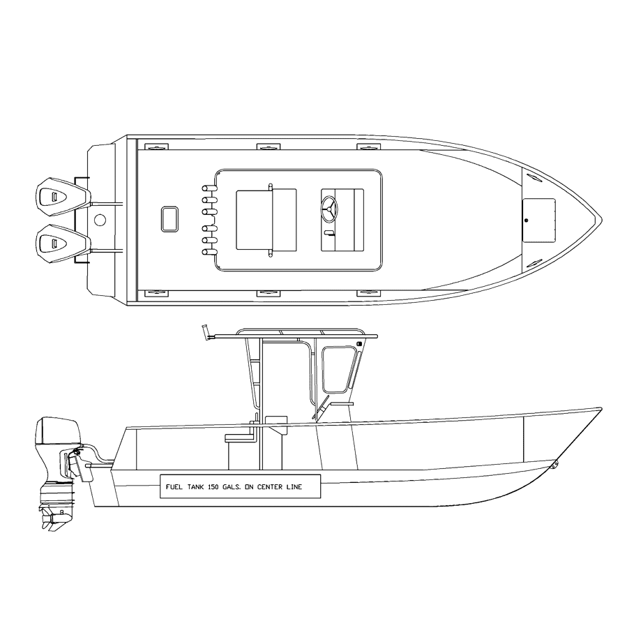 V2600 line drawing of the Hard Top